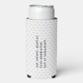 FUNNY GOLF VATHER'S DAY SIP SWING REPEAT SELTERS DOSENKÜHLER (Seltzer Vorderseite)