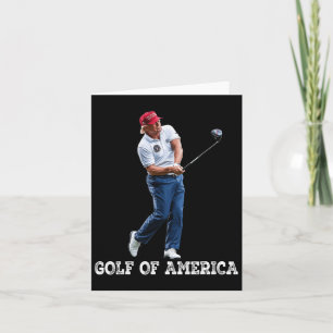 Funny Golf von Amerika Donald Trump 1 Karte