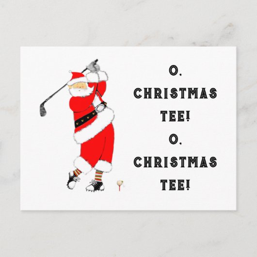 Funny Golf Weihnachten (Vorderseite)