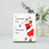 Funny Golf Weihnachten (Stehend Vorderseite)