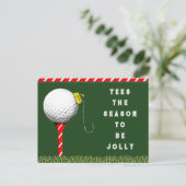 Funny Golf Weihnachten (Stehend Vorderseite)