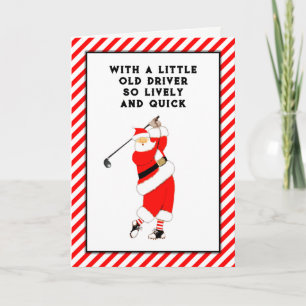 Funny Golf Weihnachten