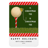 Funny Golf Weihnachten Magnet (Vertikal)