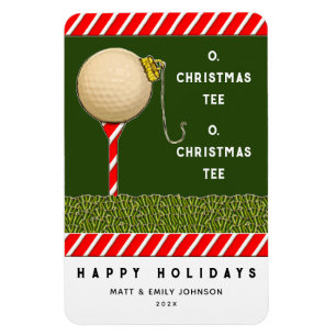 Funny Golf Weihnachten Magnet