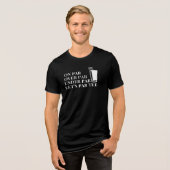 Funny Golf Zitat auf Par, Over Par, unter Par T-Sh Tri-Blend Shirt (Vorderseite voll)