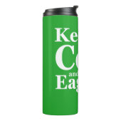 Funny Golf Zitat Behielt es Cool und leicht. Thermosbecher (Nach links gedreht)