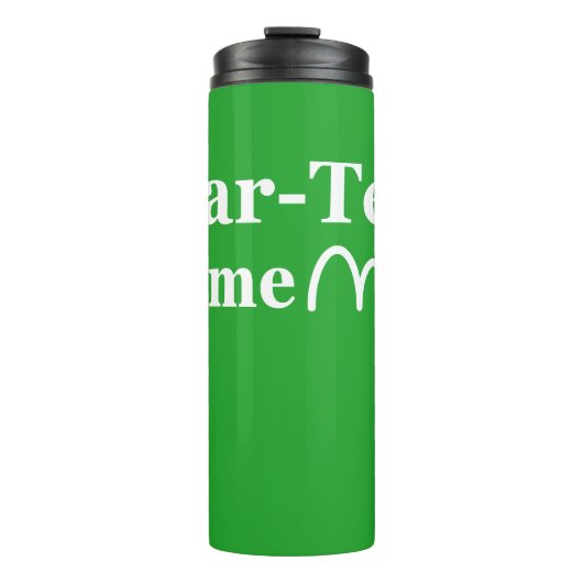 Funny Golf Zitat Es ist Par T-Shirt Time Thermosbecher (Vorderseite)