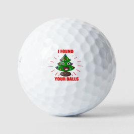 Funny Golf Zitat für Weihnachten fand ich deine Bä Golfball