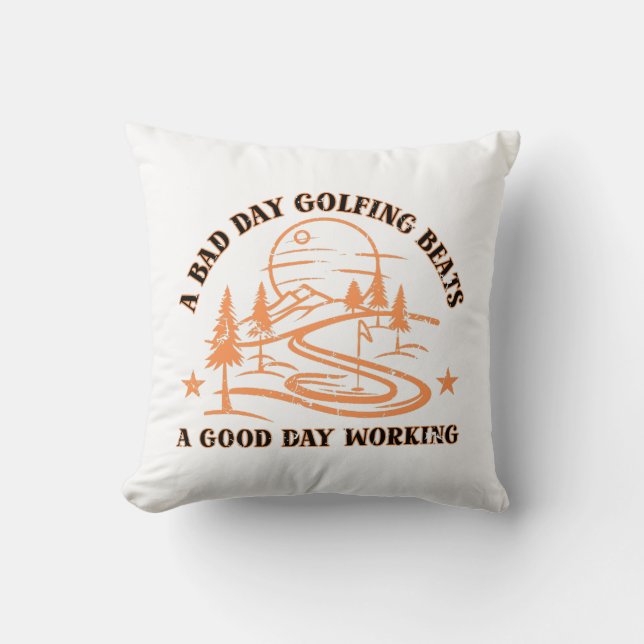 Funny Golf Zitat | Golfing Lover Kissen (Vorderseite)