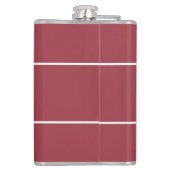 Funny Golfer 19. Loch Mit Monogramm Initialen Flachmann (Rückseite)