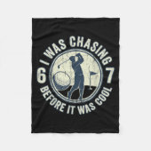 Funny Golfer 67 Meme Golf Joke Chasing 67 Fleecedecke (Vorderseite)