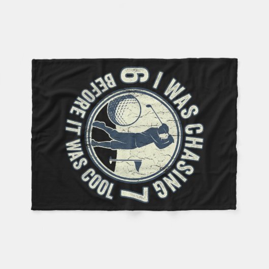 Funny Golfer 67 Meme Golf Joke Chasing 67  Fleecedecke (Vorderseite (Horizontal))