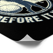 Funny Golfer 67 Meme Golf Joke Chasing 67  Poster (Ecke)