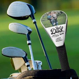 Funny Golfer Bester Vater Par Foto | Vatertag Golf Headcover