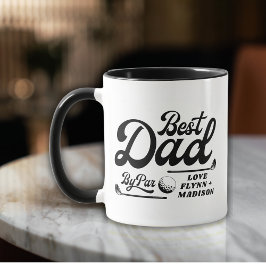 Funny Golfer Bester Vater Par Foto | Vatertag Tasse