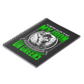 Funny Golfer Course Zitat Golf Player Spaß Notizblock (Linke Seite)