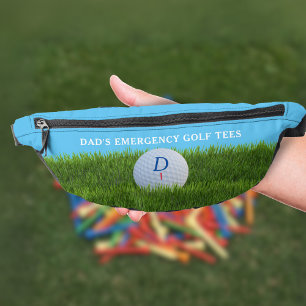 Funny Golfer Emergency Golf T-Shirts Monogram Bauchtasche