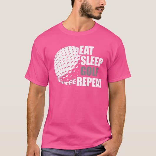 Funny Golfer Golf T-Shirt (Vorderseite)