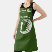 Funny Golfer Kitchen Geschenk, Driven to Cook Golf Schürze (InSitu)