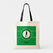 Funny Golfer Par T-Shirt Time Golf Niedliches Grün Tragetasche (Rückseite)