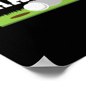 Funny Golfer Puns Stach ich, dass Adult Joke Golf Poster (Ecke)