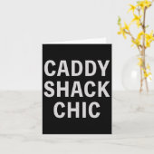 Funny Golfer Sprichwort Caddy Shack Chic Mens Golf Karte (Gelbe Blume)