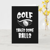 Funny Golfer Sprichwort Golf Karte (Gelbe Blume)
