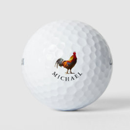 Funny Golfers persönliches Geschenkhühnchen Golfball