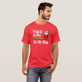 Funny Golfing Christmas Tee Holiday Golf Ball Sant (Vorne ganz)