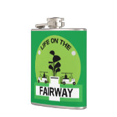 Funny Golfing Pros Golfing Fanatics Sport Flachmann (Links)