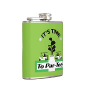 Funny Golfing Pros Golfing Fanatics Sport Flachmann (Rechts)