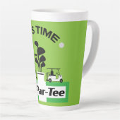 Funny Golfing Pros Golfing Fanatics Sport Milchtasse (Rechte Ecke)