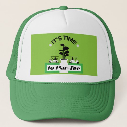 Funny Golfing Pros Golfing Fanatics Sport Truckerkappe (Vorderseite)