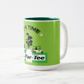Funny Golfing Pros Golfing Fanatics Sport Zweifarbige Tasse (VorderseiteRechts)