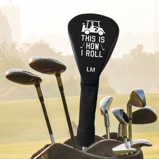 Funny Golfing So Roll ich Custom Golfer Golf Headcover