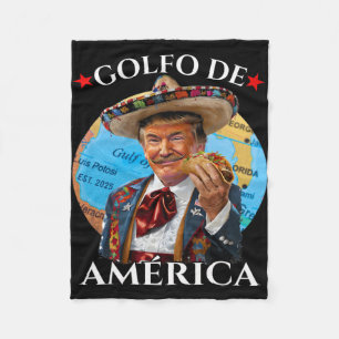 Funny Golfo De America mexikanischer Stil Funny Po Fleecedecke