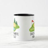 Funny Golfplatz Golfplatz Vater Hangout Geschenk Tasse (Zentrum)