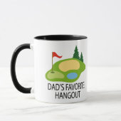 Funny Golfplatz Golfplatz Vater Hangout Geschenk Tasse (Links)