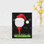 Funny Golfspiel Weihnachten Apparel Holiday Golf B Karte (Gelbe Blume)