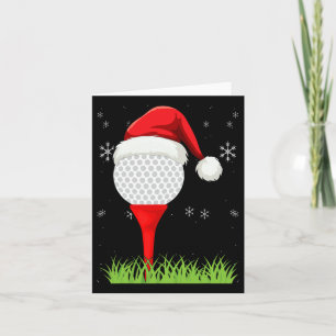 Funny Golfspiel Weihnachten Apparel Holiday Golf B Karte