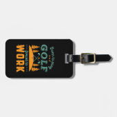 Funny Golfspielen Geboren, um Golf zu spielen Gepäckanhänger (Vorderseite horizontal)