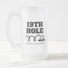Funny Golfwitz 19. Loch Biergeschenk Tasse für Her