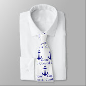 Funny Gone Coastal Nautical Blue Anchor Krawatte (Gebunden)