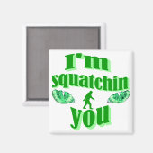 Funny gone squatting magnet (Vorderseite/Rückseite)