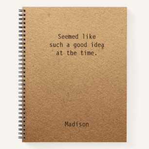 Funny Good Idea Personalisiert Notes Office Meetin Notizblock