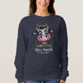 Funny Good Morgenkuh Sweatshirt (Vorderseite)