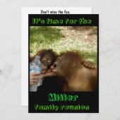 Funny Good Times Family Wiedersehen Einladung (Vorne/Hinten)