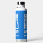 Funny Goodbye 9 to 5 Hallo Happy Hour Pensionierun Trinkflasche (Rechts)