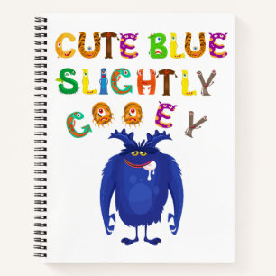 Funny Gooey Monster Notizblock