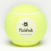 Funny Goofy Face Tennisbälle (Rückseite)